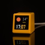 GeekMagic Ultra Smart WiFi Weather Forecast Station Bed Clock for Desktop Decoration, photo Album with Gif Animation 1