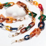 boho colorful acrylic glasses chain for women fashion resin geometric lanyard cord strap hanging chain on sunglasses accessories Boho Colorful Acrylic Glasses Chain for Women Fashion Resin Geometric Lanyard Cord Strap Hanging Chain on Sunglasses Accessories 6