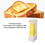 Stick Butter Cutter ABS One Click Butter Cheese Dispenser with Stainless Steel Blade for Making Breads Cakes Butter Cutting Tool 3