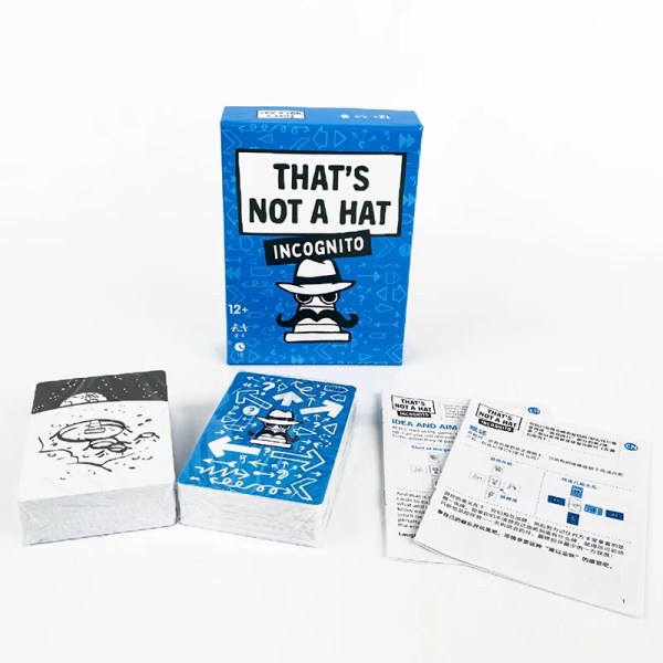 unique that’s not a hat happy party game set,top board game with basic extended card game, english tabletop game for 3 8 players Unique That’s Not a Hat Happy Party Game Set,Top Board Game with Basic Extended Card Game, English Tabletop Game for 3-8 Players 6