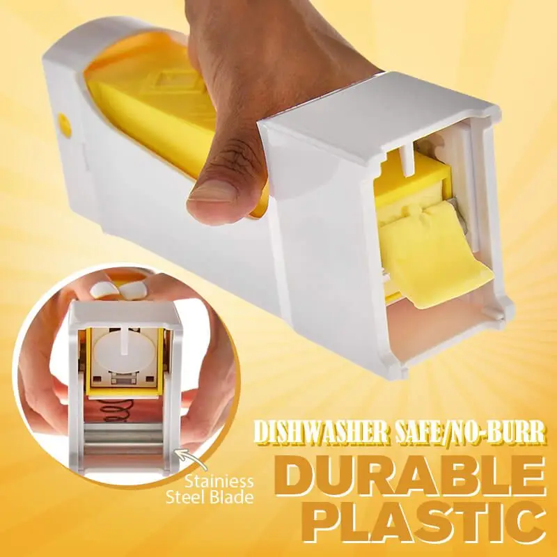 Handheld Butter Slicer Portable Butter Cutter Cheese Slicer One-Button Squeeze Dispenser Storage Box Slicer Knife Kitchen Tools 5