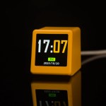 GeekMagic Ultra Smart WiFi Weather Forecast Station Bed Clock for Desktop Decoration, photo Album with Gif Animation 4