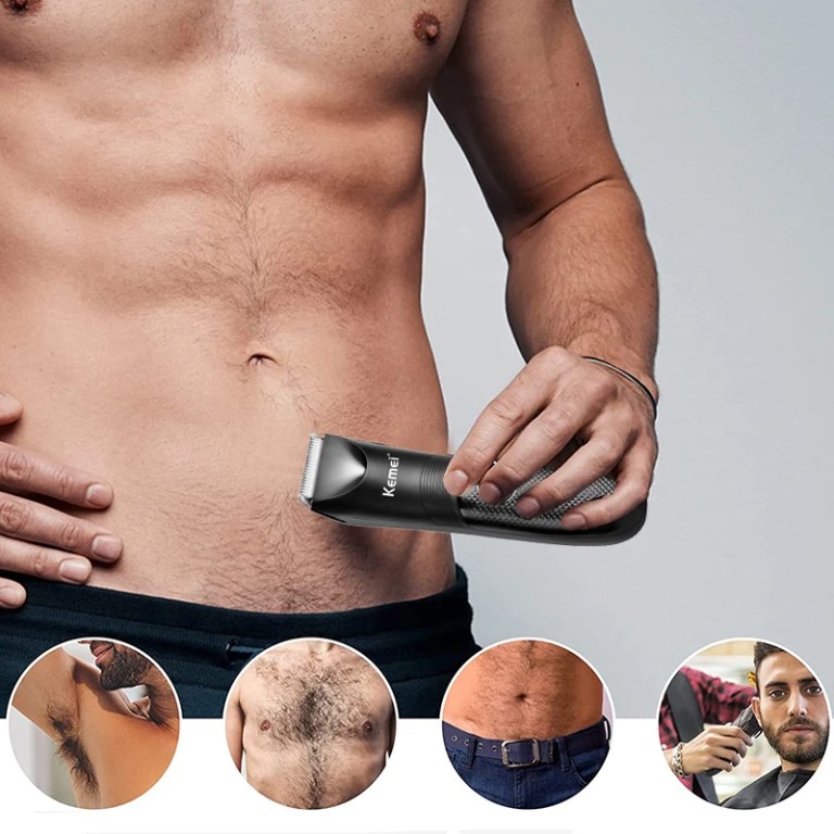 kemei groin area hair trimmer lawn mower ceramic blade waterproof wet dry clippers pubic armpit body hair ultimate hygiene razor Kemei Groin Area Hair Trimmer Lawn Mower Ceramic Blade Waterproof Wet Dry Clippers Pubic Armpit Body Hair Ultimate Hygiene Razor 6