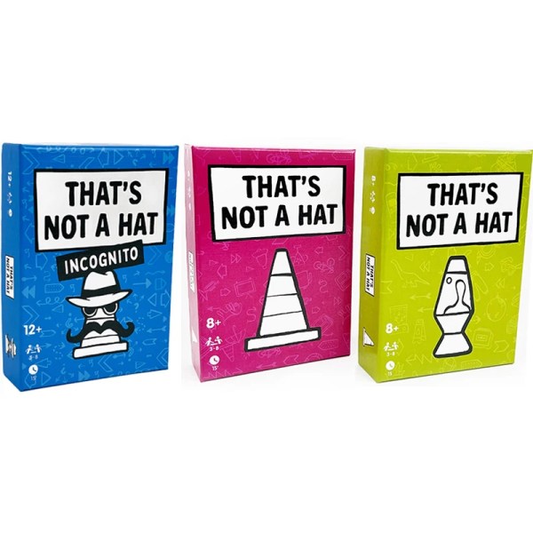 unique that’s not a hat happy party game set,top board game with basic extended card game, english tabletop game for 3 8 players Unique That’s Not a Hat Happy Party Game Set,Top Board Game with Basic Extended Card Game, English Tabletop Game for 3-8 Players 1