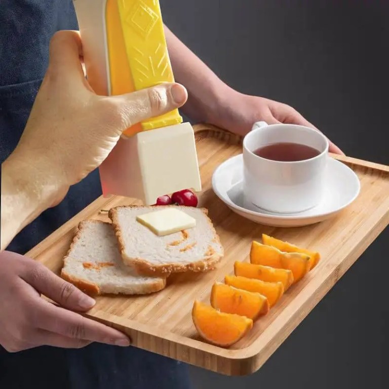 Handheld Butter Slicer Portable Butter Cutter Cheese Slicer One-Button Squeeze Dispenser Storage Box Slicer Knife Kitchen Tools 2