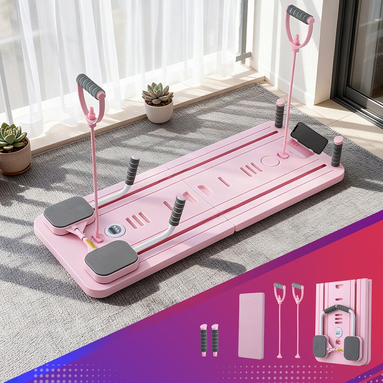 everfit pilates reformer abdominal exercise board push up set fitness pink everfit pilates reformer abdominal exercise board push up set fitness pink