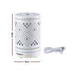 devanti ultrasonic aroma diffuser aromatherapy 100ml led lights iron humidifier forest devanti ultrasonic aroma diffuser aromatherapy 100ml led lights iron humidifier forest