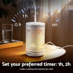 devanti ultrasonic aroma diffuser aromatherapy 100ml led lights iron humidifier forest devanti ultrasonic aroma diffuser aromatherapy 100ml led lights iron humidifier forest