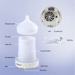 devanti ultrasonic aroma diffuser aromatherapy 100ml led lights iron humidifier forest devanti ultrasonic aroma diffuser aromatherapy 100ml led lights iron humidifier forest