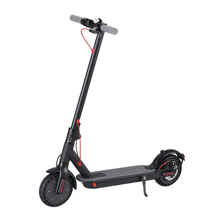 electric scooter 500w 25km/h folding portable riding for adults commuter black