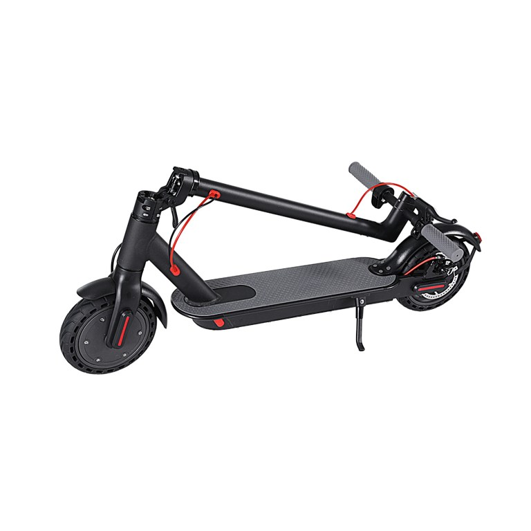 electric scooter 500w 25km/h folding portable riding for adults commuter black