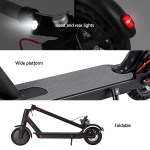 electric scooter 500w 25km/h folding portable riding for adults commuter black