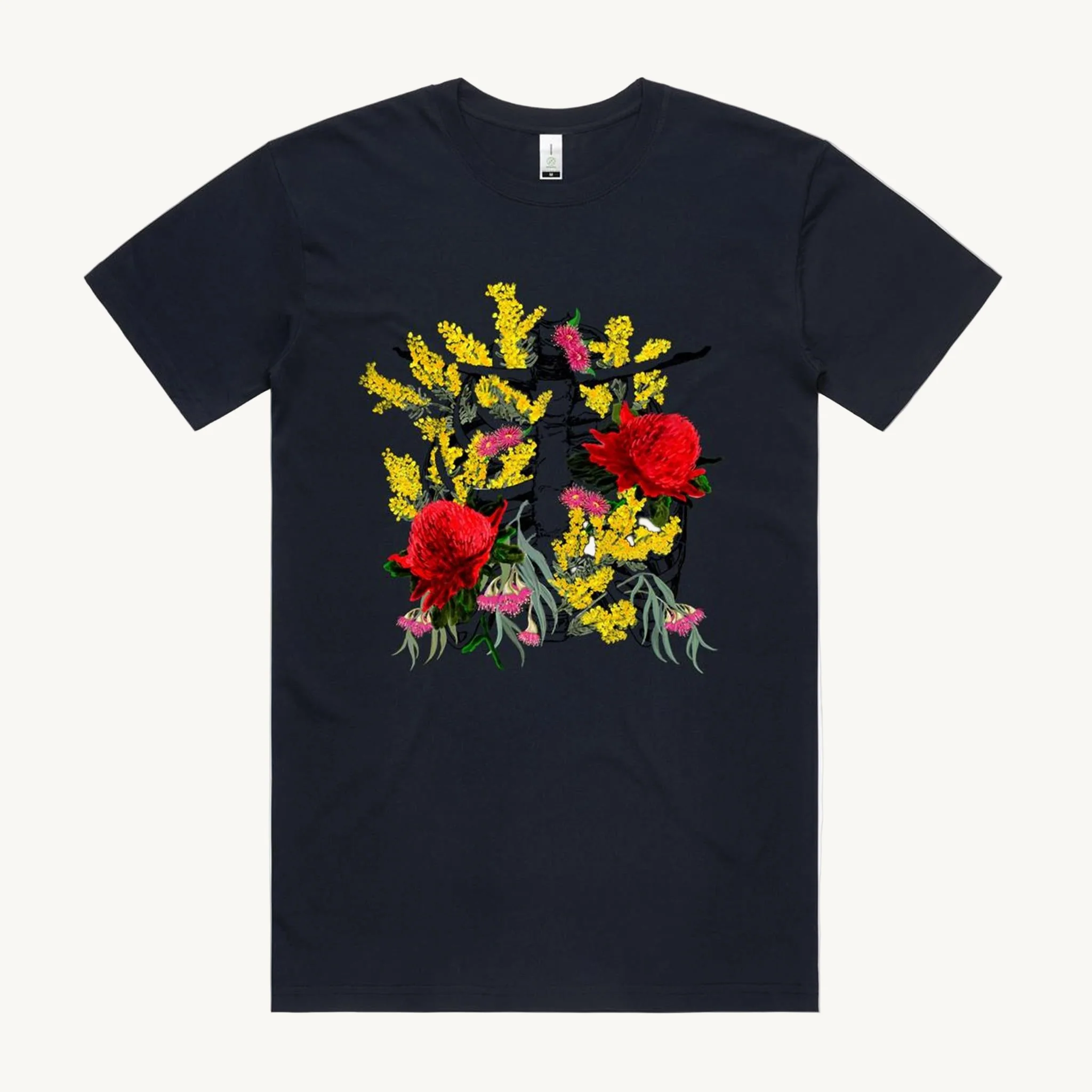 high tees heart of flowers indie t shirt