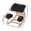 artiss kneeling chair ergonomic posture chair with memory foam balance stool for home office gaming 120kg weight capacity black