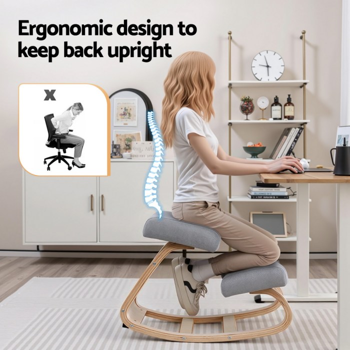 artiss kneeling chair ergonomic posture chair with memory foam balance stool for home office gaming 120kg weight capacity gray artiss kneeling chair ergonomic posture chair with memory foam balance stool for home office gaming 120kg weight capacity gray