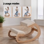 artiss kneeling chair ergonomic posture chair with memory foam balance stool for home office gaming 120kg weight capacity beige artiss kneeling chair ergonomic posture chair with memory foam balance stool for home office gaming 120kg weight capacity beige