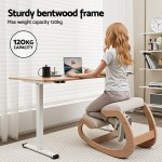 artiss kneeling chair ergonomic posture chair with memory foam balance stool for home office gaming 120kg weight capacity beige artiss kneeling chair ergonomic posture chair with memory foam balance stool for home office gaming 120kg weight capacity beige