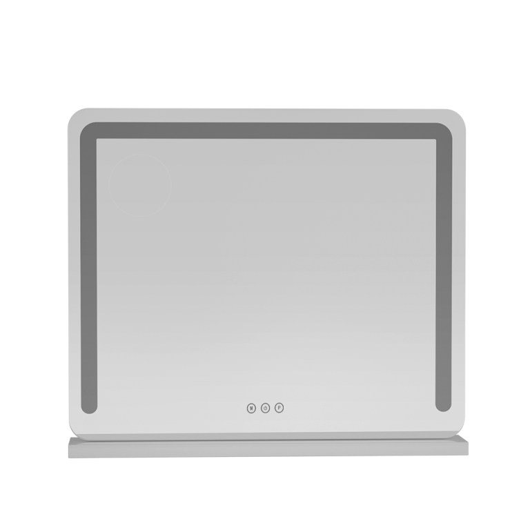 embellir makeup mirror 60x50cm hollywood vanity with led light tabletop white