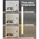 80x65cm embellir makeup mirror hollywood vanity with led light white frame 80x65cm embellir makeup mirror hollywood vanity with led light white frame