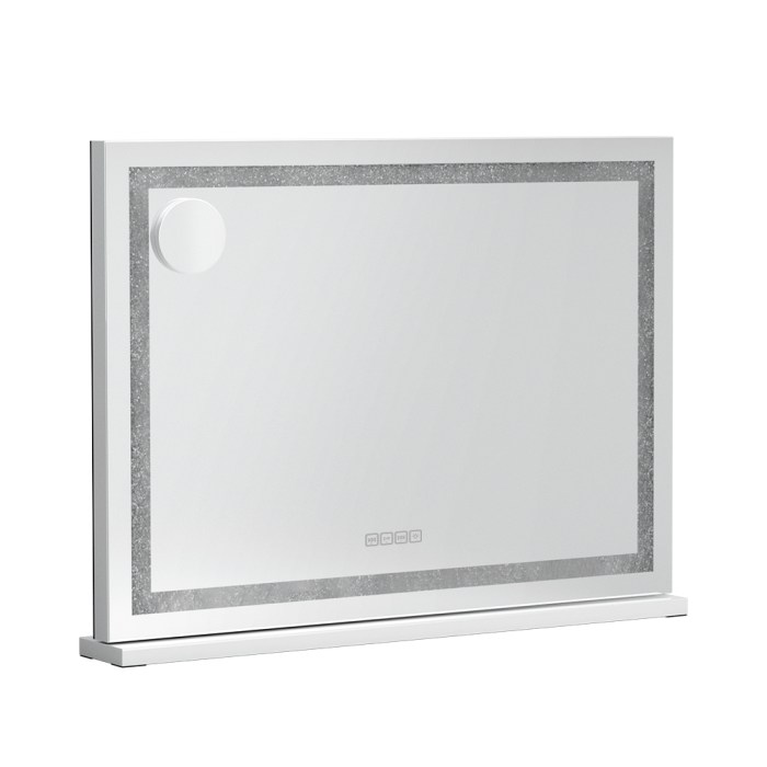 embellir bluetooth makeup mirror 58x46cm hollywood vanity with led light crystal embellir bluetooth makeup mirror 58x46cm hollywood vanity with led light crystal