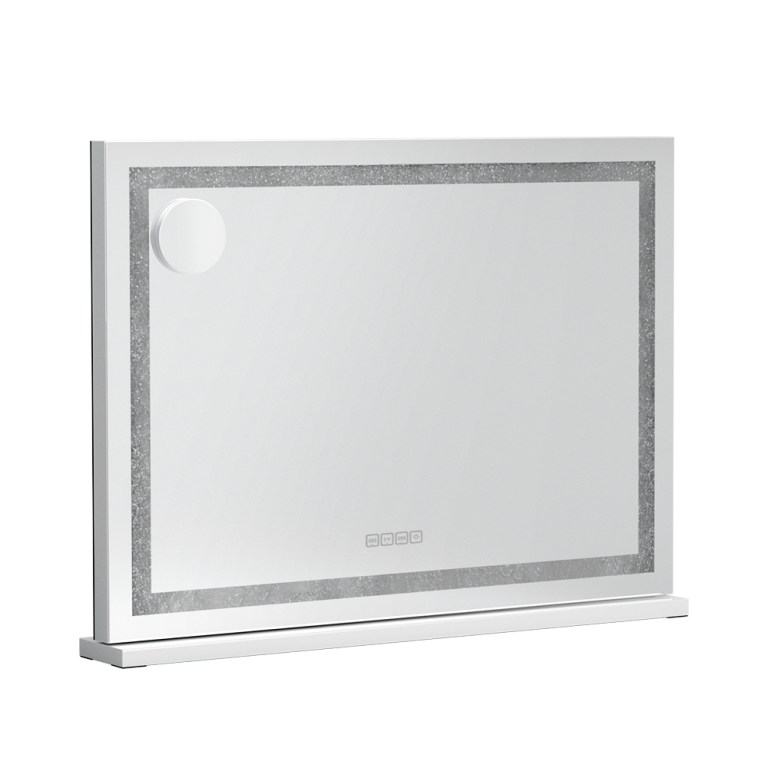 embellir bluetooth makeup mirror 58x46cm hollywood vanity with led light crystal