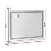 embellir bluetooth makeup mirror 58x46cm hollywood vanity with led light crystal embellir bluetooth makeup mirror 58x46cm hollywood vanity with led light crystal