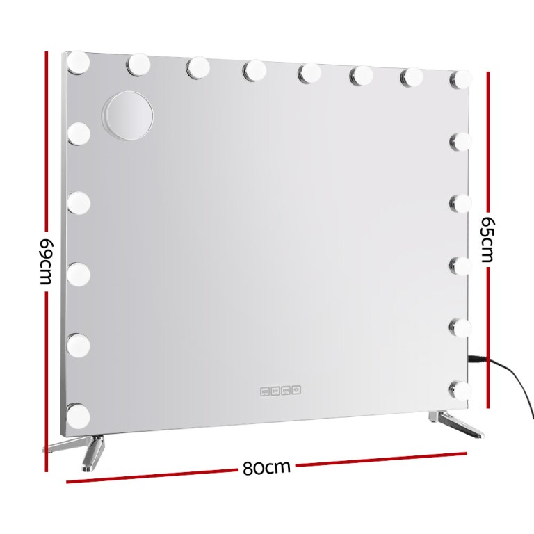 embellir bluetooth makeup mirror 80x65cm hollywood vanity with led light wall embellir bluetooth makeup mirror 80x65cm hollywood vanity with led light wall