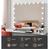embellir bluetooth makeup mirror 80x65cm hollywood vanity with led light wall