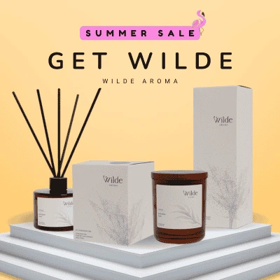 shop wilde aroma candles diffusers at kouwi