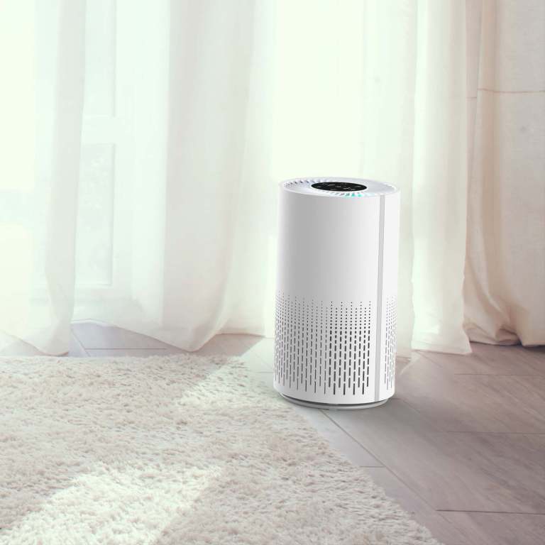 air purifier and cleaner with hepa filter, sleep mode and timer