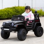 jeep inspired remote controlled ride on electric car (black) jeep inspired remote controlled ride on electric car (black)
