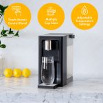 instant hot water dispenser 3l one touch operation with adjustable temperature & cup sizes