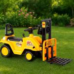 kids manual forklift ride on with working mast lift and pallet