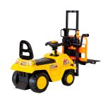 kids manual forklift ride on with working mast lift and pallet