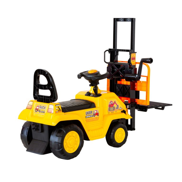 kids manual forklift ride on with working mast lift and pallet