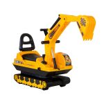 ride on children's excavator w/ sturdy track and dual operation levers to scoop ride on children's excavator w/ sturdy track and dual operation levers to scoop