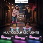 bullet sx 2500 hoverboard scooter, 500w brushless, ul certified, au compliant, 6.5 inch off road style tyres, superior self balancing system, led lights, pink