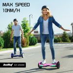 bullet sx 2500 hoverboard scooter, 500w brushless, ul certified, au compliant, 6.5 inch off road style tyres, superior self balancing system, led lights, pink