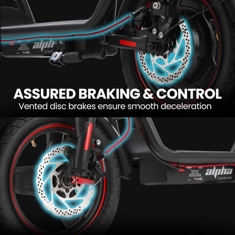 alpha rover electric scooter with seat, 500w 48v 25km/h 30km range, 14 inch tyres alpha rover electric scooter with seat, 500w 48v 25km/h 30km range, 14 inch tyres