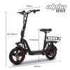 alpha rover electric scooter with seat, 500w 48v 25km/h 30km range, 14 inch tyres alpha rover electric scooter with seat, 500w 48v 25km/h 30km range, 14 inch tyres