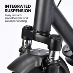 alpha urban 10 electric scooter, 35km/h, suspension, 35km range, 10 inch wheels,