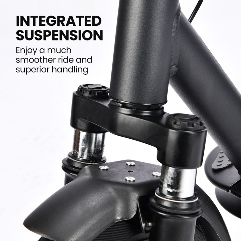 alpha urban 10 electric scooter, 35km/h, suspension, 35km range, 10 inch wheels,