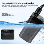 social hike portable camping shower kit 6000mah outdoor rechargeable pump led social hike portable camping shower kit 6000mah outdoor rechargeable pump led