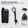 social hike portable camping shower kit 6000mah outdoor rechargeable pump led