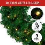 christabelle 61cm chadwick christmas wreath with led lights front door decoration ornament christabelle 61cm chadwick christmas wreath with led lights front door decoration ornament
