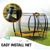 kahuna 6 ft x 9 ft rectangular outdoor trampoline orange kahuna 6 ft x 9 ft rectangular outdoor trampoline orange