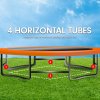 kahuna 6 ft x 9 ft rectangular outdoor trampoline orange kahuna 6 ft x 9 ft rectangular outdoor trampoline orange