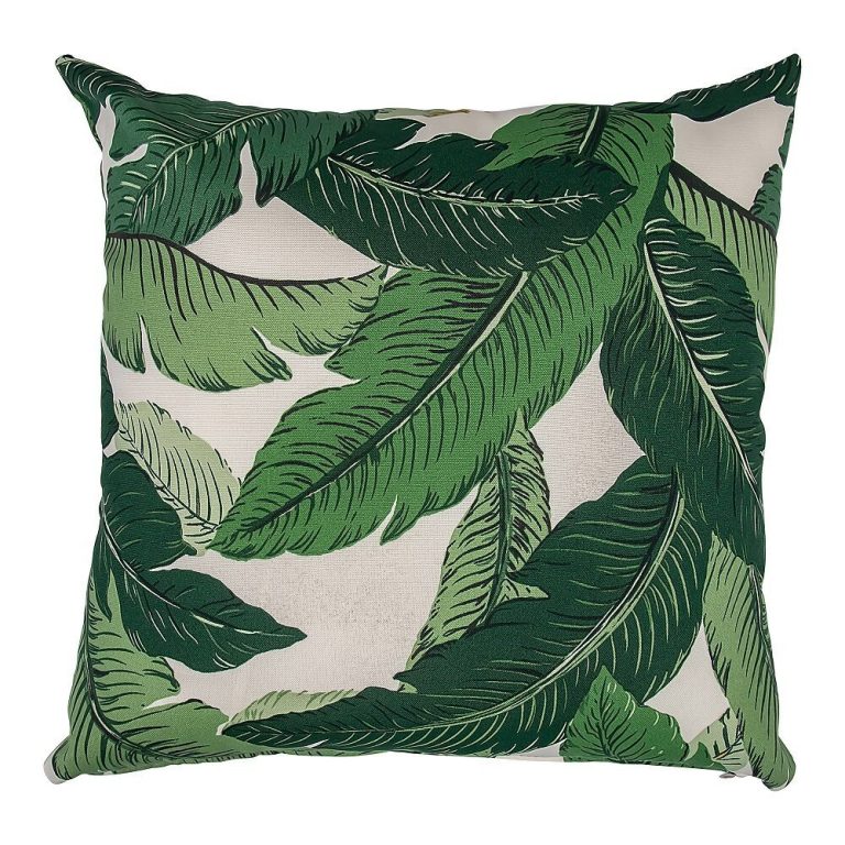 vibrant square outdoor throw pillow
