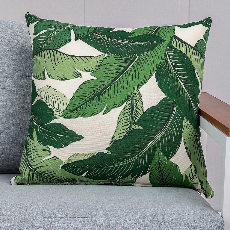 vibrant square outdoor throw pillow