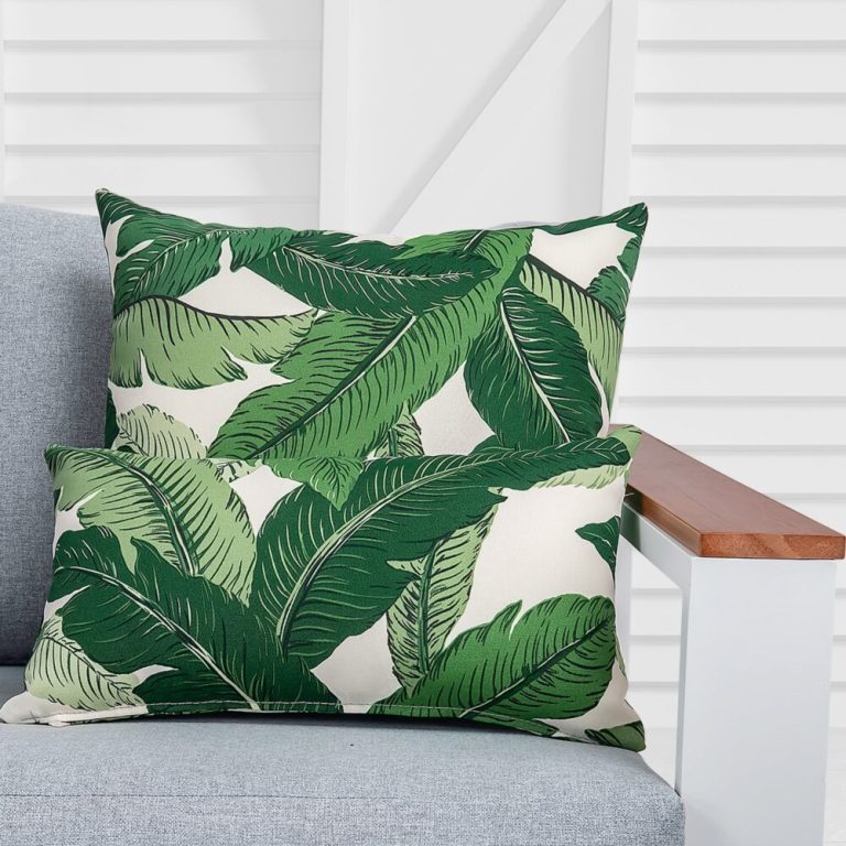 vibrant square outdoor throw pillow